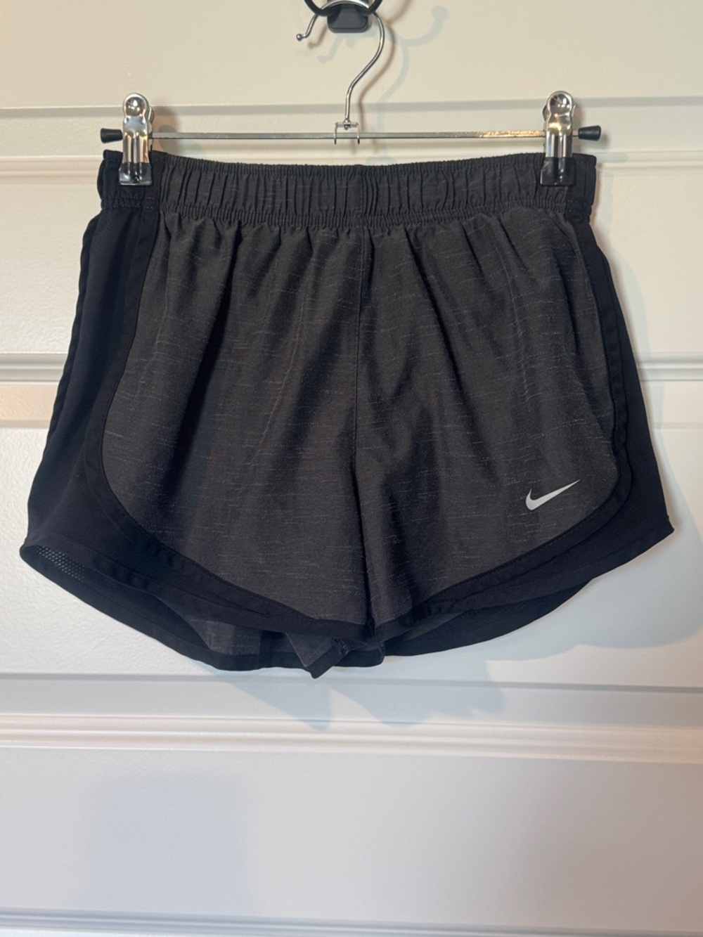 Nike Black Women’s Athletic Shorts with Reflective Swoosh